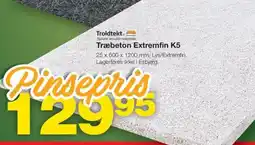 Troldtekt Træbeton Extremfin K5