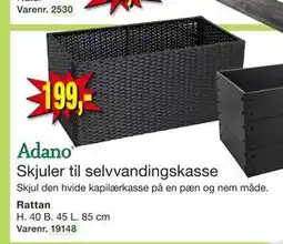 Harald Nyborg Skjuler til selvvandingskasse tilbud