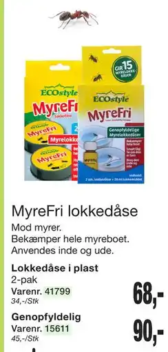 Harald Nyborg MyreFri lokkedåse tilbud