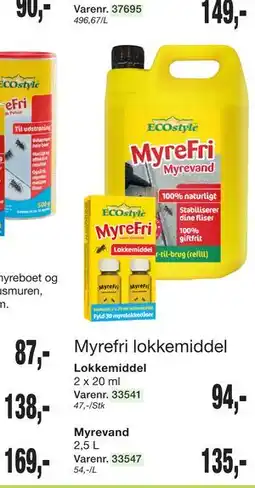 Harald Nyborg Myrefri lokkemiddel tilbud