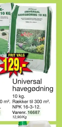 Harald Nyborg Universal havegødning tilbud