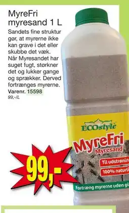 Harald Nyborg MyreFri myresand 1 L tilbud