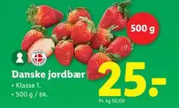 Lidl Danske jordbær tilbud