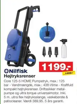 Bauhaus Nilfisk Højtryksrenser tilbud
