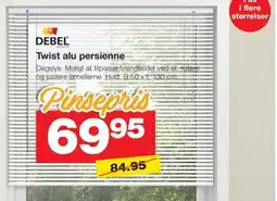 Bauhaus DEBEL Twist alu persienne tilbud