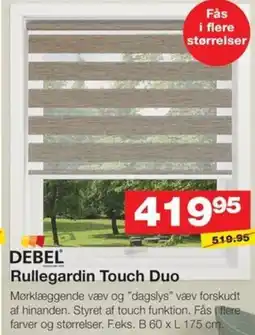 Bauhaus DEBEL Rullegardin Touch Duo tilbud