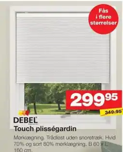 DEBEL Touch plisségardin
