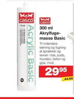 Bauhaus Casco acrylic basic masse basic tilbud