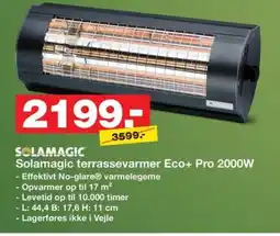 SOLAMAGIC Solamagic terrassevarmer Eco+ Pro 2000W