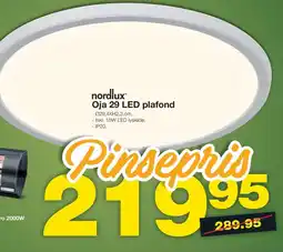 Bauhaus Nordlux® oja 29 led plafond tilbud