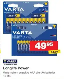 Bauhaus VARTA Longlife Power tilbud