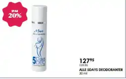 Matas ALLE 5DAYS DEODORANTER tilbud