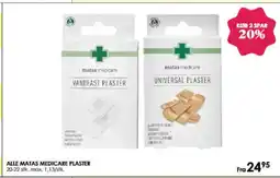Matas ALLE MATAS MEDICARE PLASTER 20-22 stk. max. 1,13/stk. tilbud