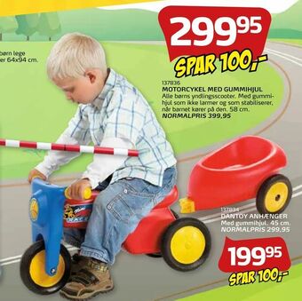 Motorcykel med gummihjul
