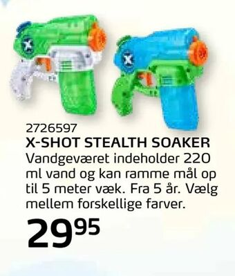Legekæden X-shot stealth soaker tilbud