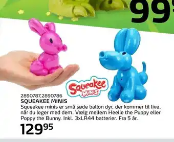 Squeakee minis