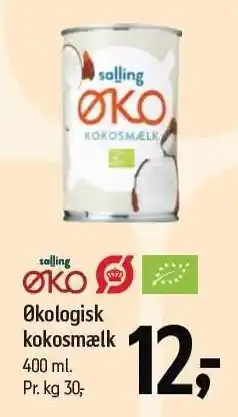 Føtex Salling ØKO Økologisk kokosmælk tilbud