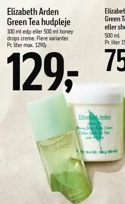 Føtex Elizabeth Arden Green Tea hudpleje tilbud