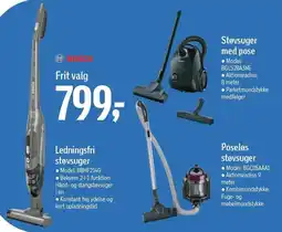 Føtex FRIT VALG STØVSUGERE tilbud