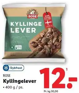 Lidl ROSE Kyllingelever tilbud