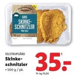 Lidl VILSTRUPSGÅRD Skinkeschnitzler tilbud