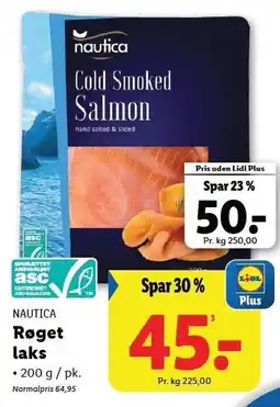 Lidl Røget laks tilbud