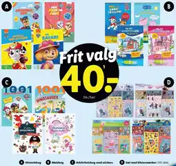 Lidl Historiebog, Malebog, Aktivitetsbog med stickers eller Sæt med klistermærjer tilbud