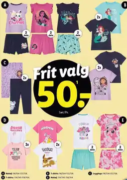 Lidl Nattøj, T-shirt, Leggings, T-shirt eller Nattøj tilbud