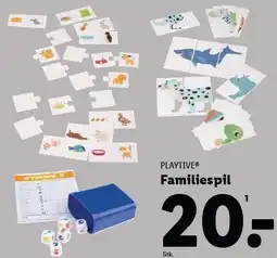 Lidl Familiespil, krokodille tilbud