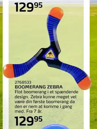 Legekæden Boomerang zebra tilbud