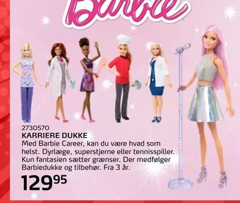 Legekæden Karriere dukke tilbud