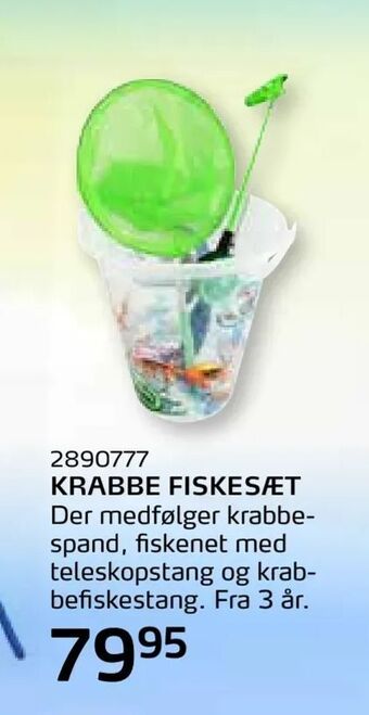Krabbe fiskesæt
