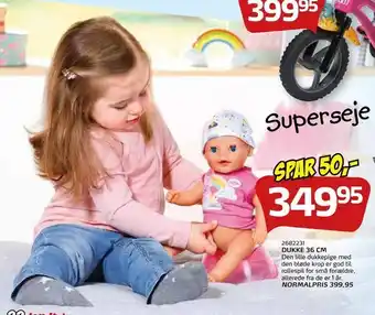 Legekæden Dukke 36 cm tilbud