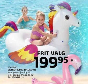 Enhjørning badedyr