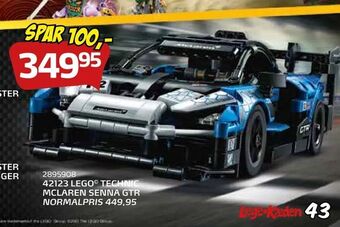Legekæden 42123 lego © technic mclaren senna gtr tilbud