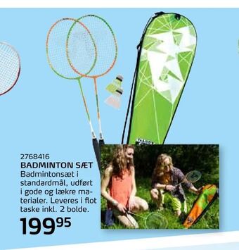 Badminton sæt