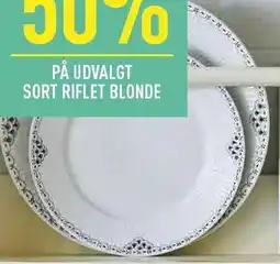 Imerco Sort Riflet Blonde Middagstallerken tilbud