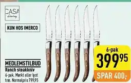 Imerco Ranch steakkniv tilbud