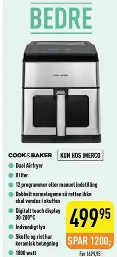 Imerco Dual airfryer tilbud