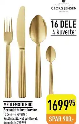 Imerco Bernadotte bestikæske tilbud