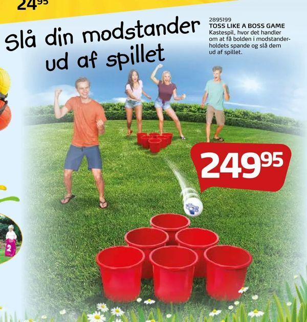 Toss like a boss game tilbud hos Legekæden