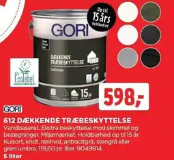 jem & fix GORI 612 DÆKKENDE TRÆBESKYTTELSE tilbud