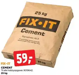 jem & fix FIX IT CEMENT tilbud
