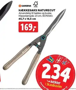 jem & fix GARDENA HÆKKESAKS NATURECUT tilbud