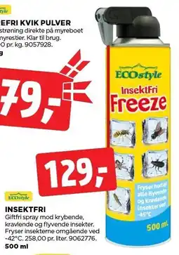 jem & fix ECOSTYLE INSEKTFRI tilbud