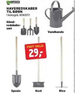 jem & fix GARDEN HAVEREDSKABER TIL BØRN tilbud