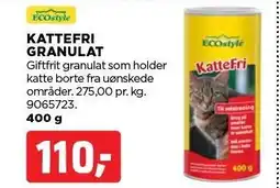 jem & fix ECOSTYLE KATTEFRI GRANULAT tilbud