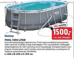 jem & fix BESTWAY POOL 7250 LITER tilbud