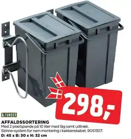 jem & fix G. FUNDER AFFALDSSORTERING tilbud