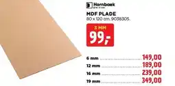 jem & fix HORNBAEK MDF PLADE tilbud